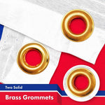 Load image into Gallery viewer, G128 5 Pack: Cambodia Cambodian Flag  3x5 Ft  LiteWeave Pro Series Printed 150D Polyester  Country Flag, Indoor/Outdoor, Vibrant Colors, Brass Grommets, Thicker and More Durable Than 100D 75D Poly