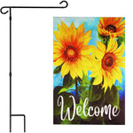 Load image into Gallery viewer, Combo Pack Garden Flag Stand Black 36 inx16 in Garden Flag Summer Decoration