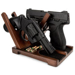 Load image into Gallery viewer, Wood Pistol Rack for Gun Safe Gun Storage for Handguns Revolvers Gun Safe