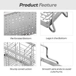 Load image into Gallery viewer, Utensil Holder Utensil Drying Rack Basket Holder with 3 Divided Compartments Rust resistant