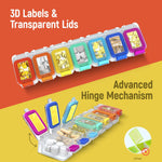 Load image into Gallery viewer, Weekly Medicine Pill Organizer Waterproof 7 Day Large Pill Box Daily Pill Case