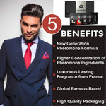 Load image into Gallery viewer, Pheromone Cologne for Men 5 Male Pheromone Perfumes x 2ml Pheromone Perfume Set Great Holiday Gift