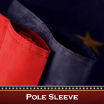 Load image into Gallery viewer, G128 5 Pack: Betsy Ross TeaStained Flag  3x5 Ft  ToughWeave Pro Series Pole Sleeve Embroidered 420D Polyester  Historical Flag, Embroidered Design, High Quality, NO Flagpole Included