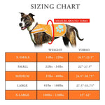 Load image into Gallery viewer, Reflective Dog Vest Hi-Vis XL Size 42 in Chest x 21.75 in Neck Orange