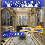Load image into Gallery viewer, 4 Pcs Clear Garment Bags for Hanging Clothes – Dust Proof Suit Bags for Closet Storage (40 x24 x10 ) with Zipper Sides – Designed for Travel &amp; Organization Protects Clothes &amp; Keeps Them Ready to Wear