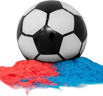 Load image into Gallery viewer, Gender Reveal Soccer Kit with Large 72 inch Balloons and Stickers   Soccer