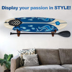 Load image into Gallery viewer, Surfboard Rack Holder Hooks Ash Tree Wood Eco Friendly Display Natural Finish