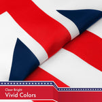 Load image into Gallery viewer, Grand Union Flag 3x5 Ft 5Pack 150D Printed Polyester By G128
