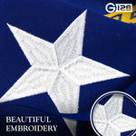 Load image into Gallery viewer, G128 North Carolina State Flag  6x10 Ft  StormFlyer Series Embroidered 220GSM Spun Polyester  Embroidered Design, Indoor/Outdoor, Brass Grommets, Heavy Duty, All Weather
