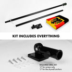 Load image into Gallery viewer, G128 Combo Pack: Flag Pole 6 FT Black Tangle Free &amp; Germany German Ensign Flag 3x5 FT Printed 150D Polyester