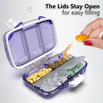 Load image into Gallery viewer, Travel Pill Organizer Moisture Proof Pill Holder Daily Medicine Organizer Box