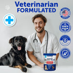 Load image into Gallery viewer, Dog Allergy Relief Chews   Itching Skin Relief for Dogs   Fish Oil   Omega 3   Seasonal Allergies Pills   Skin &amp; Coat Anti Itch Hot Spots Treatment   Canine Immune Health Supplement   70 Soft Treats