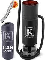 Load image into Gallery viewer, Portable Hookah Set for Travel Car Hookah with Accessories Personal Hookah Cup with Silicone Hose EasytoClean Design Compact Black Hooka Set for Outdoor Use