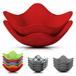 Load image into Gallery viewer, 2 Pcs Red Microwave Bowl Holder (7.5 ×7.5 ) – Microwave Bowl Cozy with Durable Heat Resistant Fabric for Hot Dishes – Effortless Secure Serving of Hot Food Bowls Cups &amp; Saucers