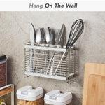 Load image into Gallery viewer, Utensil Holder Utensil Drying Rack Basket Holder with 3 Divided Compartments Rust resistant