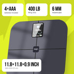 Load image into Gallery viewer, 25 Metrics Black Digital Bathroom Smart Scale with BMI Body Fat Muscle Mass Bluetooth Apple Health Compatible Scales Digital Weight Composition Scale &amp; Body Fat Mass Up to 400lb 180 kg