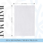 Load image into Gallery viewer, Bath Mat Bathroom Floor Towels 6 Pack 20x30 Inch Soft Absorbent Non Slip Cotton