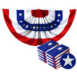 Load image into Gallery viewer, Fan Flag 1.5x3FT 10Pack Embroidered Polyester By G128