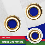Load image into Gallery viewer, G128 Gambia Gambian Flag  3x5 Ft  LiteWeave Pro Series Printed 150D Polyester  Country Flag, Indoor/Outdoor, Vibrant Colors, Brass Grommets, Thicker and More Durable Than 100D 75D Polyester
