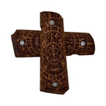 Load image into Gallery viewer, Aztec Calendar Design 1911 Wooden Pistol Grips Ambi Safety Cut for 1911 Full