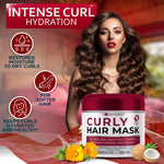 Load image into Gallery viewer, Curly Hair Mask Deep Conditioning Curl Enhancing Split End Repair for Women and
