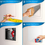 Load image into Gallery viewer, Access Panel for Drywall 18x18 inch Wall Hole Cover Access Door White Plastic