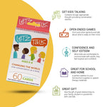 Load image into Gallery viewer, Conversation Cards for Kids Age 5 8 Communication Cards to Build Confidence &amp; Emotional Intelligence Family Conversation Game for Kids &amp; Adults Therapy Tool Easter Basket Stuffer