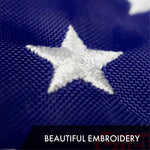 Load image into Gallery viewer, USA American Flag 1x1.5 Ft 5Pack Embroidered Polyester By G128