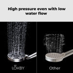 Load image into Gallery viewer, High Pressure Shower Head with Handheld 8 Spray Settings High Flow Removable
