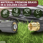 Load image into Gallery viewer, Pressure Washer Hose Connector   M22 14mm Pressure Washer Hose Coupler 4500 PSI Heavy Duty Brass Quick Connect and No Leak Design Easy &amp; Secure Installation for Home &amp; Professional Use
