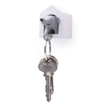 Load image into Gallery viewer, Whistle Key Ring and Key Holder Elephant Grey Keys Organizer Hanger for Home