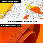 Load image into Gallery viewer, G128 Combo Pack: 6 Ft Tangle Free Spinning Flagpole (Silver) &amp; Bhutan Flag 3x5 Ft Printed 150D Polyester, Brass Grommets (Flag Included) Aluminum Flag Pole
