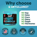 Load image into Gallery viewer, Hemp Cat Calming Treats for Stress &amp; Anxiety Relief   Cat &amp; Kittens   Melatonin