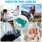 Load image into Gallery viewer, Pill Organizer Airtight Pill Box Large Pill Dispenser for Home Travel Green Case