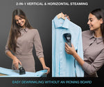 Load image into Gallery viewer, Steamer for Clothes Hand Held Portable Travel Garment Black Metal Steam Head