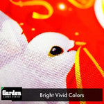 Load image into Gallery viewer, G128 Combo Pack: Garden Flag Stand Black 36x16 Inch &amp; Garden Flag Happy Valentine's Day Doves 12x18 Inch