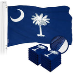Load image into Gallery viewer, South Carolina South Carolina State Flag 3x5 Ft 10Pack Embroidered Polyester By G128