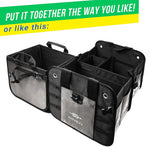 Load image into Gallery viewer, 3 Compartment Separable Collapsible Car Trunk Storage Organizer for SUV Minivan