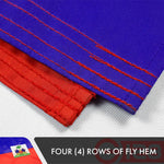 Load image into Gallery viewer, G128 5 PACK: Haiti Haitian Flag 3x5 Ft Double Sided Embroidered 210D Indoor/Outdoor, Brass Grommets, Heavy Duty Polyester