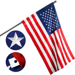 Load image into Gallery viewer, G128 American USA Flag  1x1.5 Ft  Pole Sleeve ToughWeave Series, Embroidered 210D Polyester Stars and Sewn Stripes