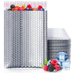 Load image into Gallery viewer, Thermal Bubble Mailer 6.5 x 10.5 Inch Pack of 25 Metallic Bubble Envelopes Foil Insulated Mailers for Cold Shipping Padded Envelopes Waterproof Cold Insulated Shipping Bags