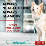 Load image into Gallery viewer, Rolled Leather Dog Leash 4Ft * 0.4 in for Small Medium and Large Dogs Heavy Duty Leather Puppy Leash for Outdoor Walking Running Training Strong Dog Leashes for Large Breed Dogs (Mint)