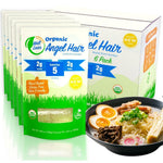 Load image into Gallery viewer, Angel Hair — USDA Organic Low Carb Low Calorie Konjac Pasta — Ready to Eat and Healthy — Plant Based Soy Free Vegan Paleo and Keto Friendly (6 Pack)