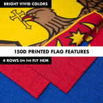 Load image into Gallery viewer, Combo Pack 6 Ft Tangle Free Spinning Flagpole Silver Moldova Flag 3x5 Ft