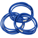 Load image into Gallery viewer, Trash Can Bands Set of 3 Metal Connector Fits 13 to 33 Gallon Trash Bag Blue