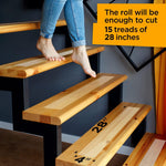 Load image into Gallery viewer, Grip Tape Heavy Duty Anti Slip Tape Clear Waterproof Outdoor Indoor 4 In x35 Ft