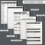 Load image into Gallery viewer, 2026 Hardcover Appointment Book Planner 8.5x11 inch Black Large Tabbed Daily Hourly Weekly Planner Schedule Book 15 Minute time Slots Business &amp; Personal Planner Jan 2026 Dec 2026 Black