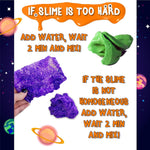 Load image into Gallery viewer, Galaxy &amp; Glow In The Dark Slime Kit For Boys And Girls Make 25 Oz Of Butter