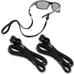 Load image into Gallery viewer, SIGONNA Eyeglasses String Holder Straps Cord 2 Premium Eyeglass Chains for Men Women (Black)
