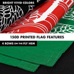 Load image into Gallery viewer, G128 Combo Pack: Flag Pole 6 FT White Tangle Free &amp; Afghanistan Afghan Flag 3x5 FT Printed 150D Polyester